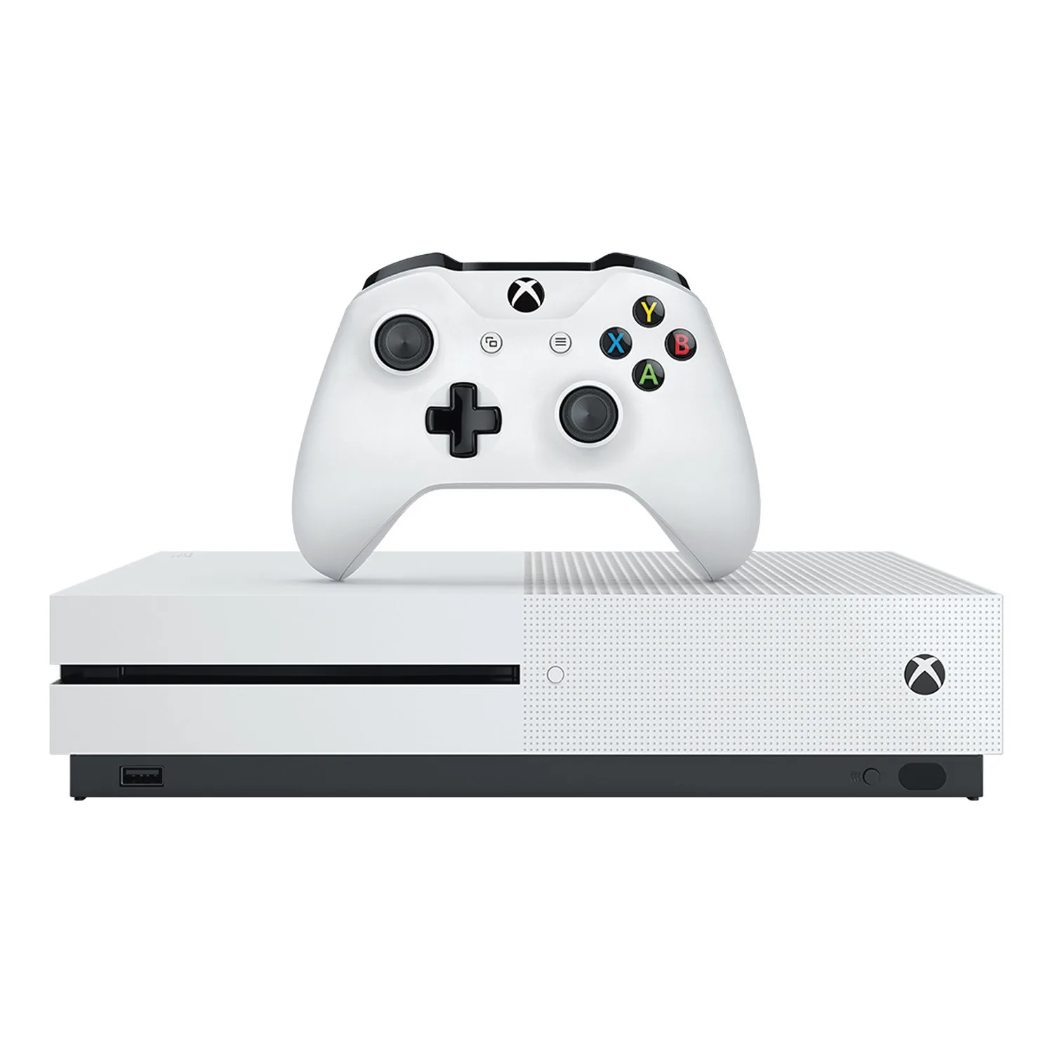 ONE-S-jpg.webp Microsoft Xbox One S Console with one Joystick (Used) - Image 1