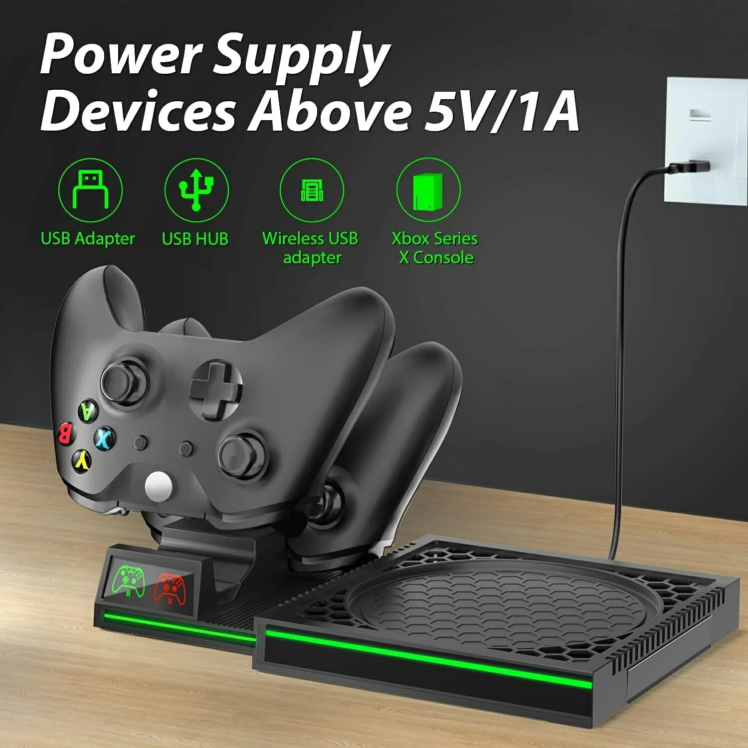 Oivo-SX-Chargin-stand-x-2.jpg OIVO Charging Stand for Xbox Series X - Image 3