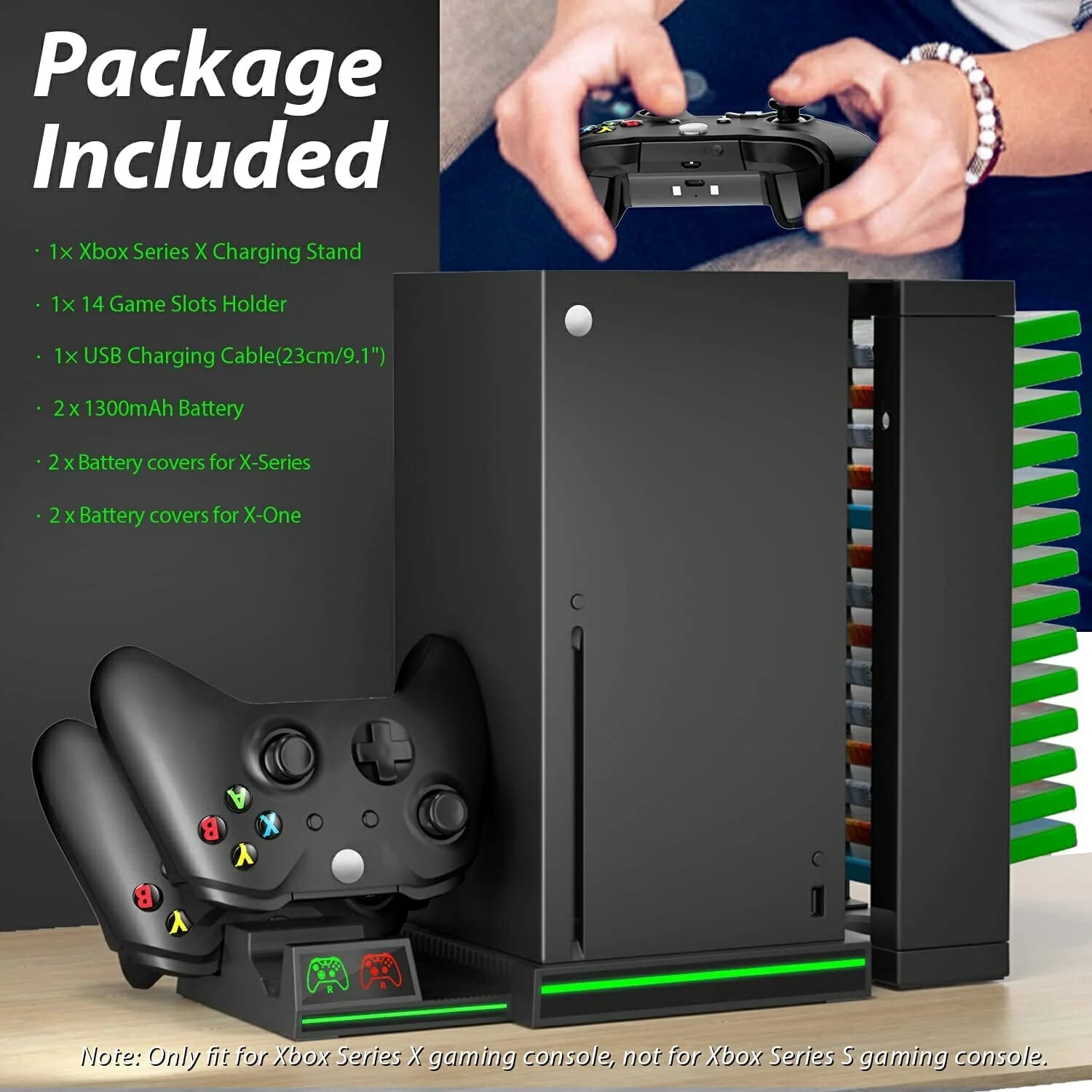 Oivo-SX-Chargin-stand-x-3.jpg OIVO Charging Stand for Xbox Series X - Image 4