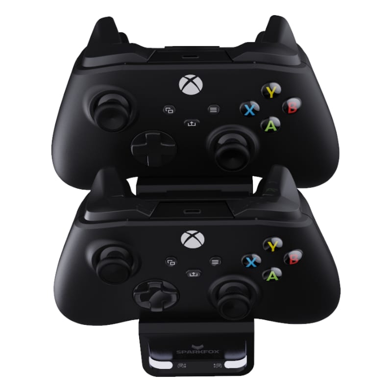 SPARKFOX-Xbox-Series-X-Dual-Controller-2.jpg SPARKFOX  Xbox Series X|S Dual Controller Charging Dock with 2 x Rechargable Batteries - Image 5