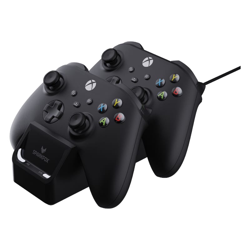 SPARKFOX-Xbox-Series-X-Dual-Controller-5.jpg SPARKFOX  Xbox Series X|S Dual Controller Charging Dock with 2 x Rechargable Batteries - Image 7