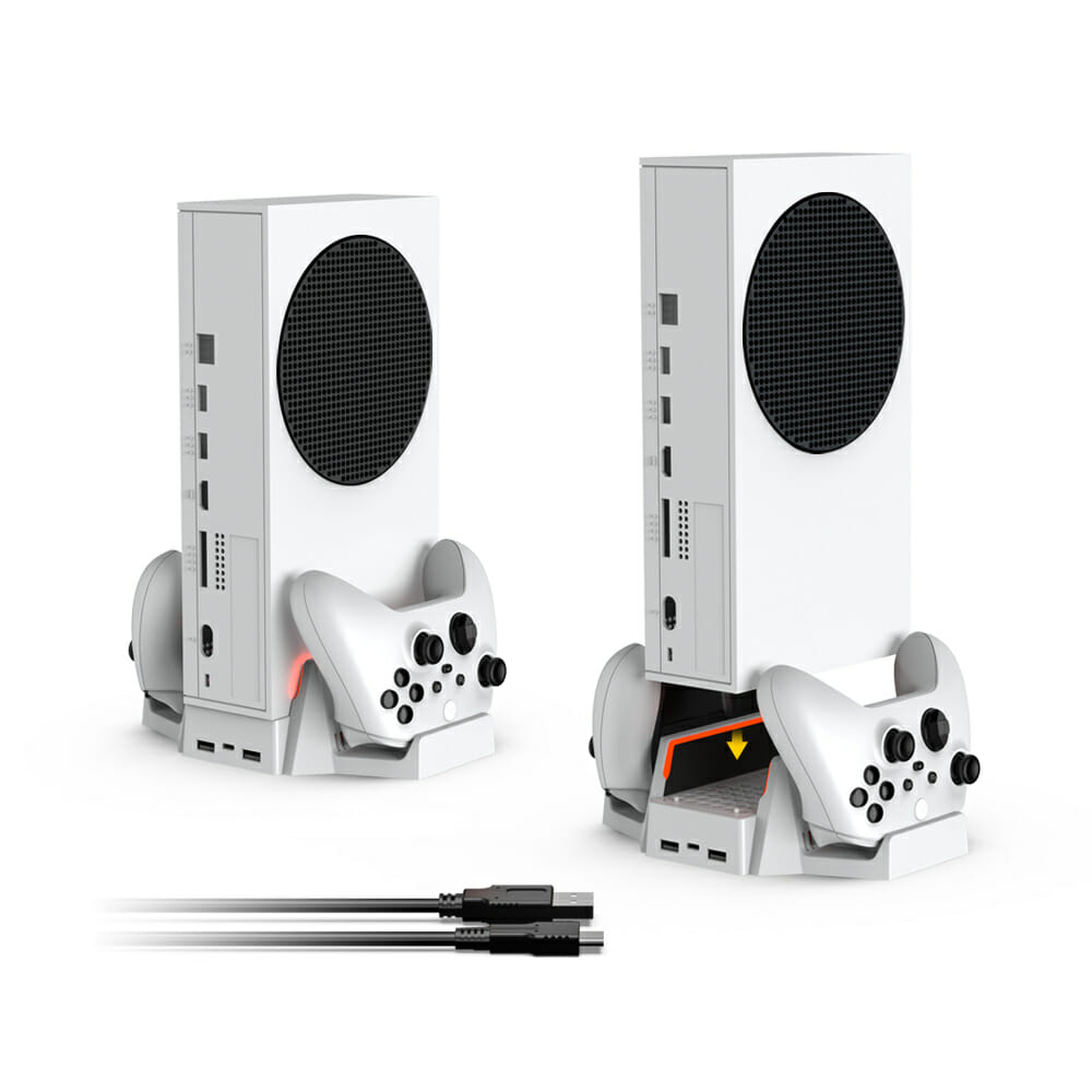 Series-S-Cooling-Stand-x-10.jpg DOBE Vertical Cooling and Charging Stand for Xbox Series S - Image 5