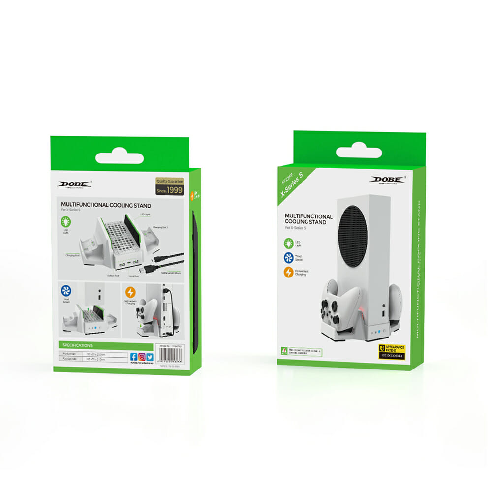 Series-S-Cooling-Stand-x-13.jpg DOBE Vertical Cooling and Charging Stand for Xbox Series S - Image 8
