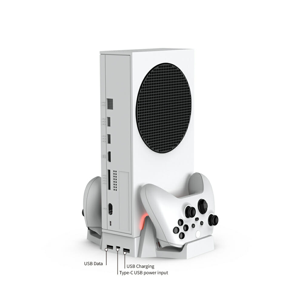 Series-S-Cooling-Stand-x-8.jpg DOBE Vertical Cooling and Charging Stand for Xbox Series S - Image 3